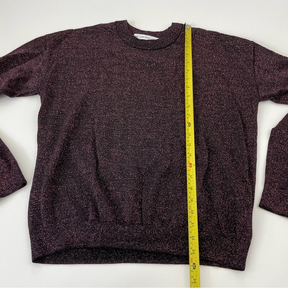 & Other Stories lurex Purple Sweater Wool metallic Large womens - Picture 8 of 8